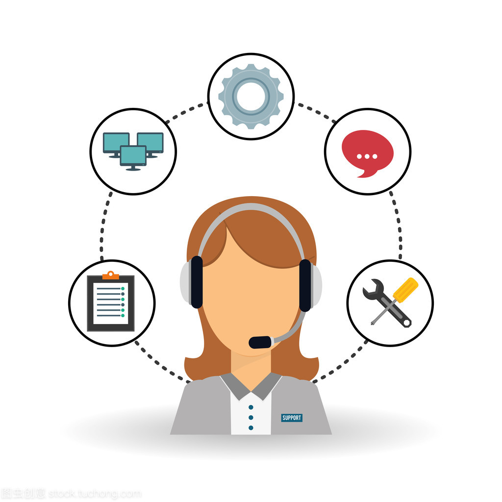 技術(shù)服務(wù)和電話中心圖標(biāo)設(shè)計(jì) 矢量圖設(shè)計(jì)服務(wù)詳解
